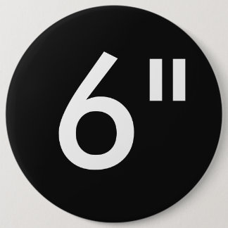 Bóton Redondo 15.24cm Modelo Vazio Crachá De  Arredondado De 6 Polegadas