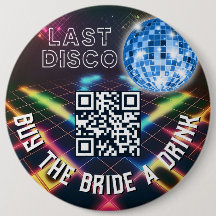 Neon Disco Bachelorette Comprar Noiva uma bebida