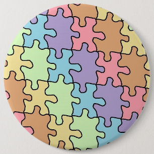 Bóton Redondo 15.24cm Nomeie seu botão