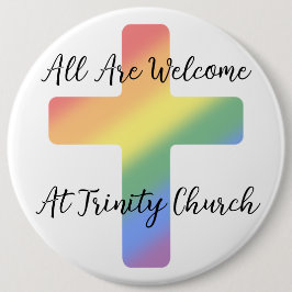 Bóton Redondo 15.24cm O apoio aos LGBTs cristãos é bem-vindo