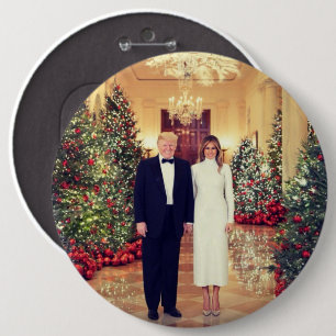 Bóton Redondo 15.24cm O Presidente dos EUA, White House Natal