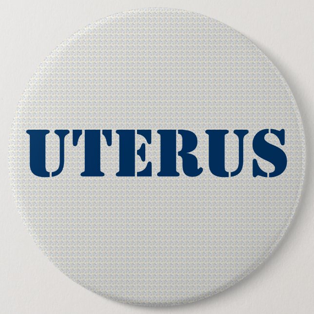 Bóton Redondo 15.24cm Obsessão Uterus GOP - Pró-Democrata (Frente)