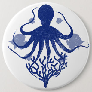 Bóton Redondo 15.24cm Octopus (fundo leve)