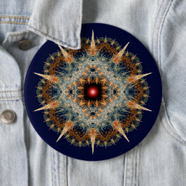 Bóton Redondo 15.24cm Ornamento picante fractal