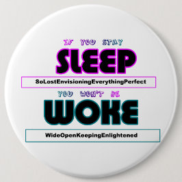 Bóton Redondo 15.24cm Os Pensamentos Revelam Caráter