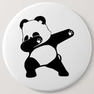 Bóton Redondo 15.24cm Panda Dabbing