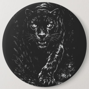 Bóton Redondo 15.24cm Pantera Negra — por BurnsInHell