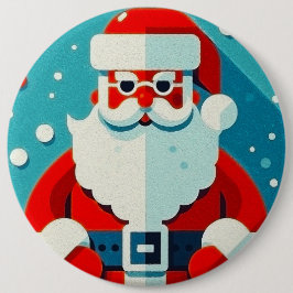 Bóton Redondo 15.24cm Papai Noel Cheio