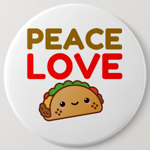 BÓTON REDONDO 15.24CM PAZ AMOR TACO
