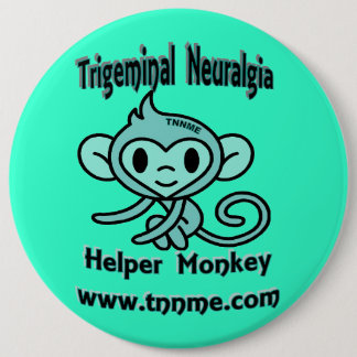 Bóton Redondo 15.24cm Pin. do macaco do ajudante do Neuralgia de