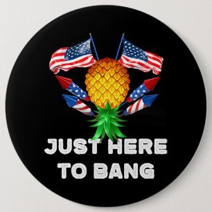 Bóton Redondo 15.24cm Pineando Swinger Aqui Para Bang 4t