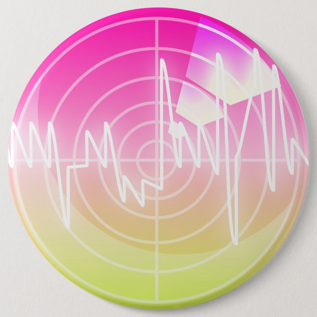 Bóton Redondo 15.24cm Player MP3 (Frente)