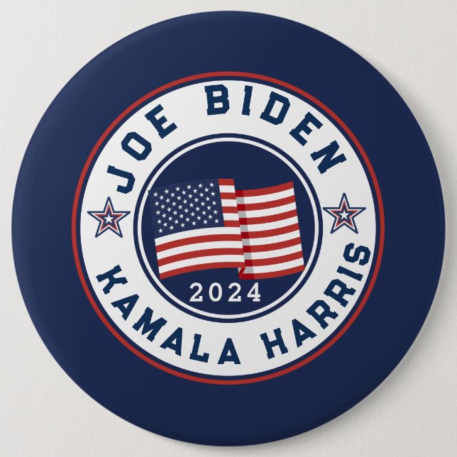 Bóton Redondo 15.24cm Política Botão Campanha Política Merchandise (Frente)