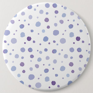 Bóton Redondo 15.24cm pontos pintados à mão