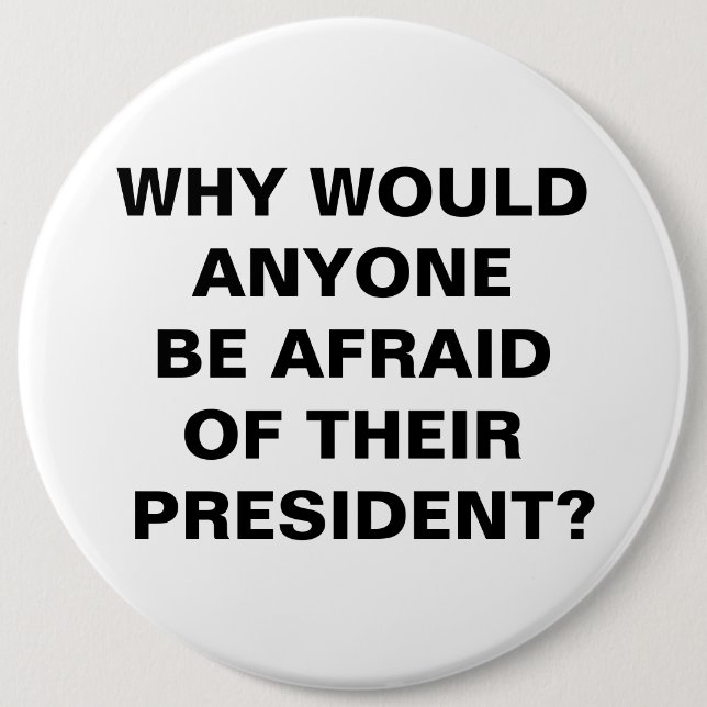 Bóton Redondo 15.24cm Porquê? Botao (Frente)