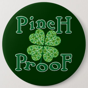 Bóton Redondo 15.24cm PROOF PINCH com camiseta irlandesa Shamrocks