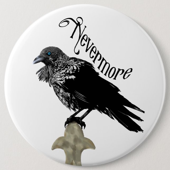 Bóton Redondo 15.24cm Raven (Frente)