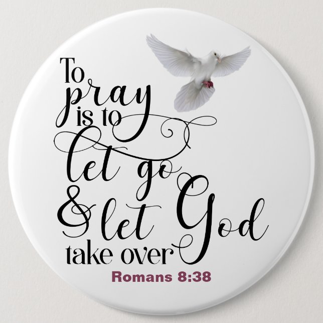 Bóton Redondo 15.24cm Rezar (Frente)