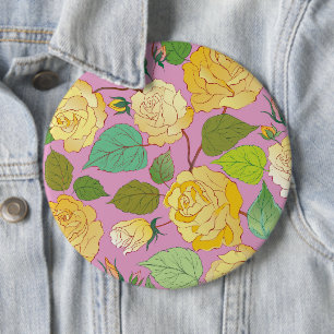 BÓTON REDONDO 15.24CM ROSAS 6