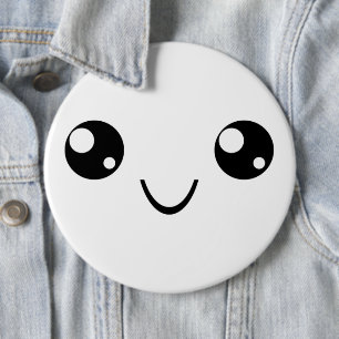 Bóton Redondo 15.24cm Rosto de Sorriso