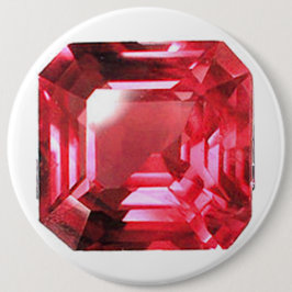 Bóton Redondo 15.24cm Ruby Gemstone Pink