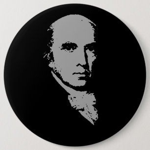 Bóton Redondo 15.24cm silhueta de James Madison