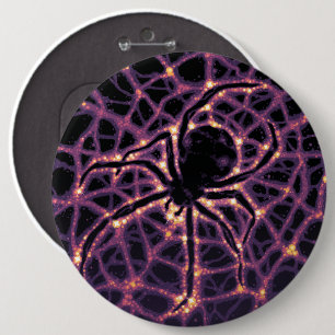 Bóton Redondo 15.24cm Spider Cosmic Web, Galáxia Halloween dos Horrores