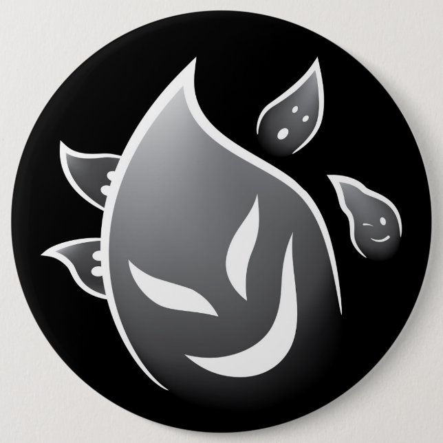 Bóton Redondo 15.24cm Spooky Ghosts (Frente)