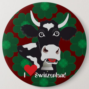 Bóton Redondo 15.24cm Suíça Suisse Svizzera Svizra Switzerland