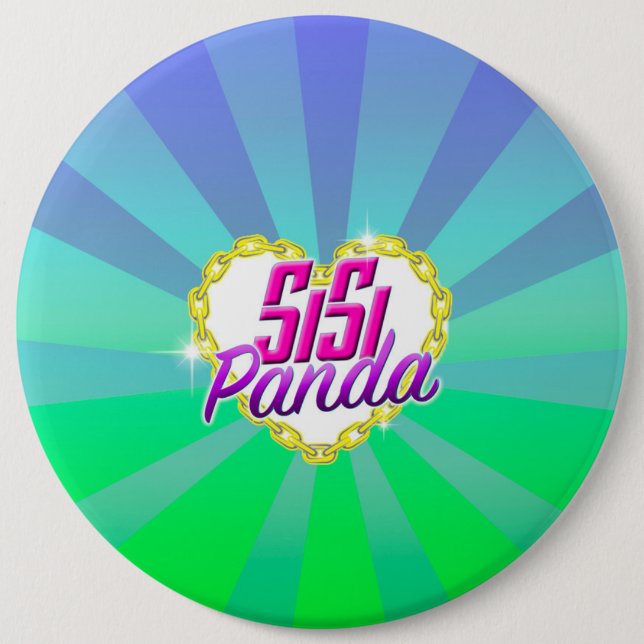 Bóton Redondo 15.24cm Sun irradia o botão (Frente)