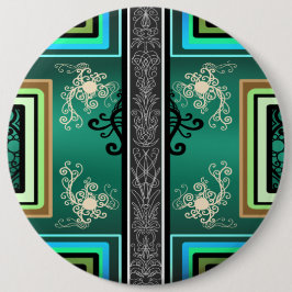 Bóton Redondo 15.24cm Tattoo Jade Design
