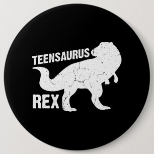 Bóton Redondo 15.24cm Teensaurus Rex Dinosaur Paleontólogo Dino L