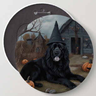 Bóton Redondo 15.24cm Terra Nova Pumpkins Halloween Scary