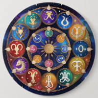 the circle with the zodiac signs