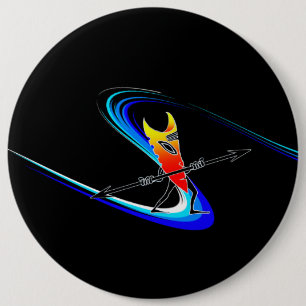 Bóton Redondo 15.24cm Tiki Surfer