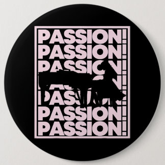 Bóton Redondo 15.24cm Tocando o Piano Pink Womens Pianista