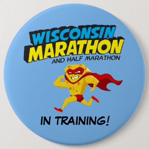 Bóton Redondo 15.24cm Treinamento da maratona de Wisconsin