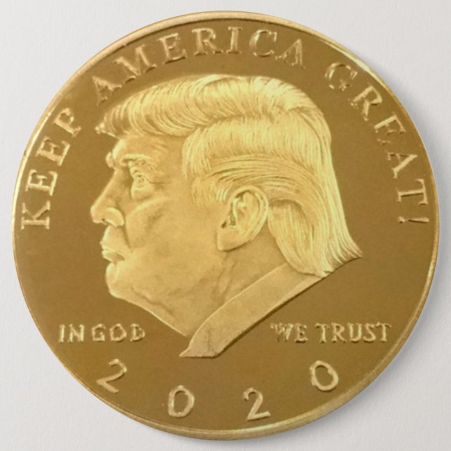 BÓTON REDONDO 15.24CM TRUMP 2020 (Frente)