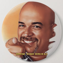 Bóton Redondo 15.24cm Vote no BrewsterJ. Button