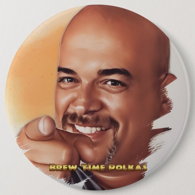 Bóton Redondo 15.24cm Vote no BrewsterJ. Button (Frente)