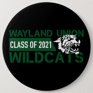 Bóton Redondo 15.24cm Wayland Union Wildcats #3