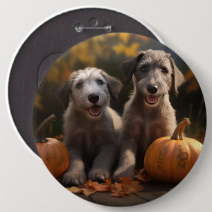 Bóton Redondo 15.24cm Wolfhound Puppy Autumn Delight Pumpkin