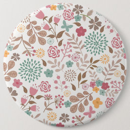 Bóton Redondo 15.24cm Xmas Gift Floral 4 Seasons