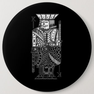 Bóton Redondo 15.24cm Ying Yang King