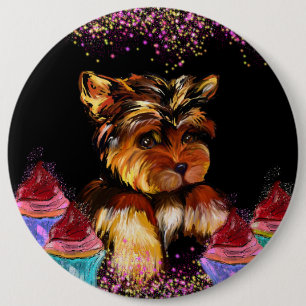 Bóton Redondo 15.24cm Yorkie Poo
