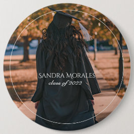 Bóton Redondo 15.24cm Your Graduation Photo Class of