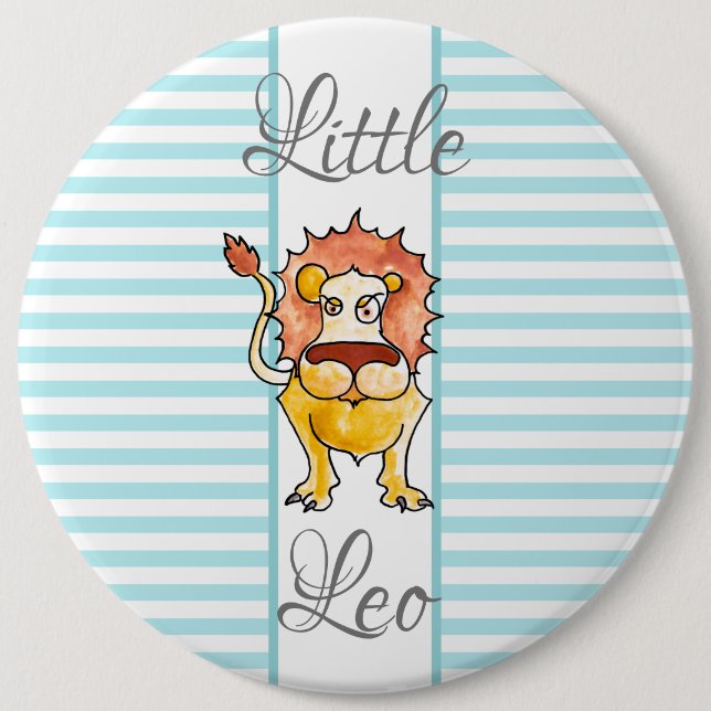 Bóton Redondo 15.24cm Zodiac Leo (Frente)