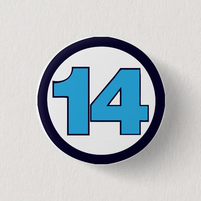 Bóton Redondo 2.54cm 14 fantásticos (Frente)