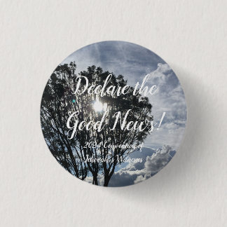 Bóton Redondo 2.54cm 2024 JW Convention sunlight and clouds