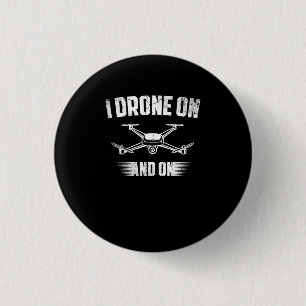 Bóton Redondo 2.54cm 20.Drones para pilotos de Drones